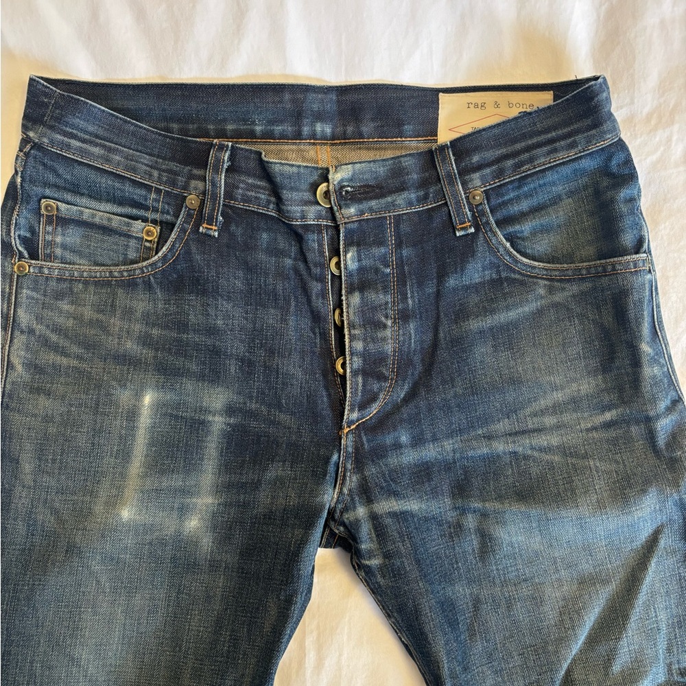 Rag & Bone Blue Slim Jeans
